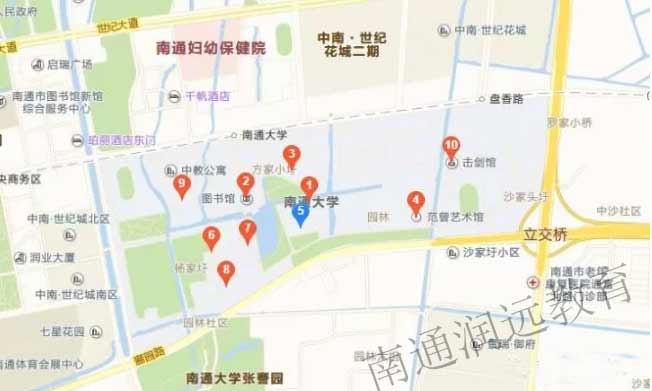 南通大學(xué)嗇園校區(qū)(主校區(qū))